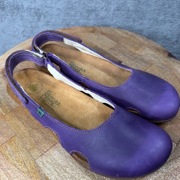 El Naturalista Womens Wakataua N433-Z Slingback Sandals Lila EU 39 US 8.5 - Picture 4 of 8